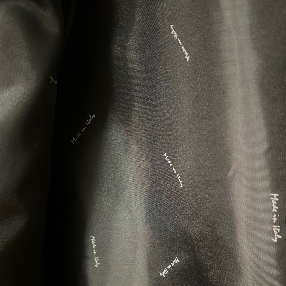 Vintage Armani Collezioni Black leather Lightweight Jacket Sleek Design Vintage - Picture 14 of 17